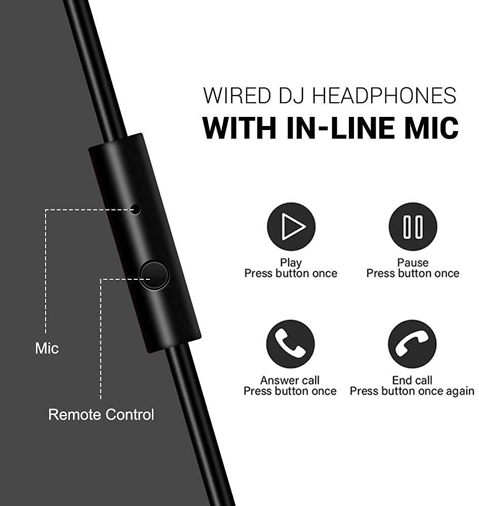 Auriculares OneOdio Pro10 - DJ, 50mm, Cable 3.5/6.35mm