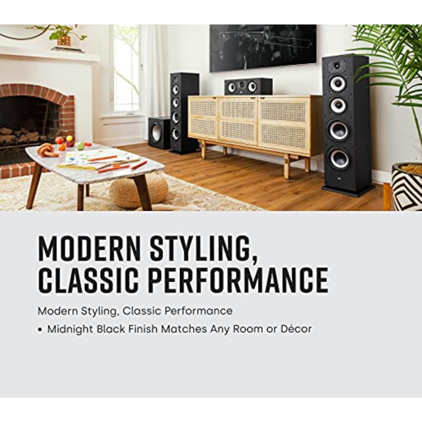 Polk Monitor XT70 Pareja Altavoces de Suelo Hi-Fi Negros