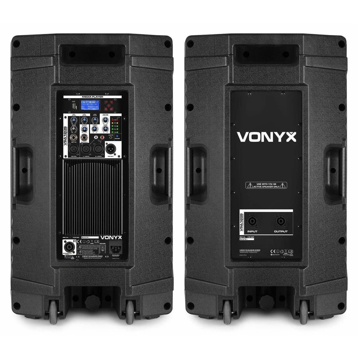 Altavoces Activos Vonyx VSA120S - 800W, Bluetooth, DJ