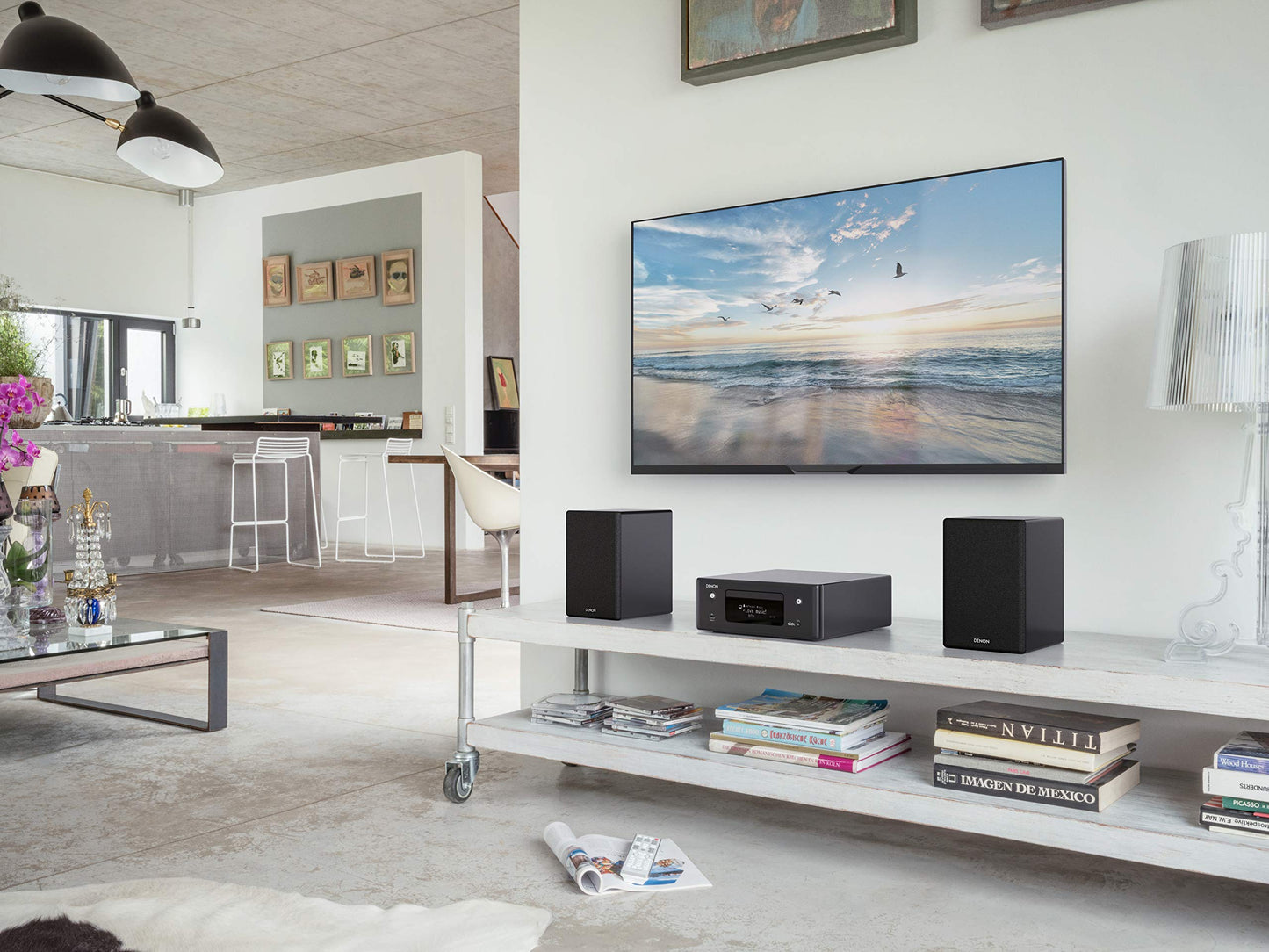 Altavoces Denon SCN10 - 2x65W, Bidireccionales, TV