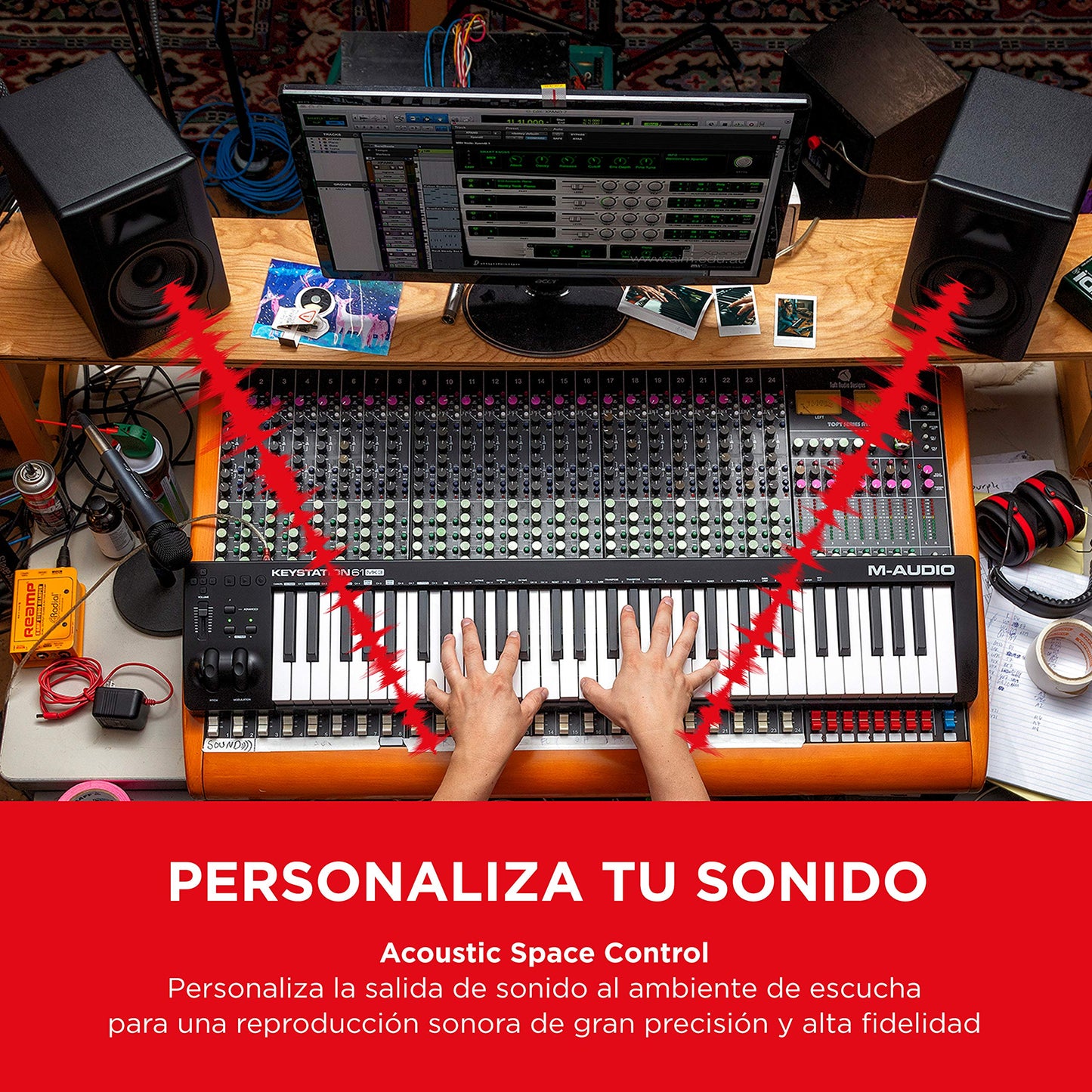 Monitor Estudio M-Audio BX8 D3 - 150W, 8", Bidireccional