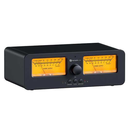 Selector Altavoz Fosi Audio LC30 - 2 Vías, VU Meter, Control Remoto