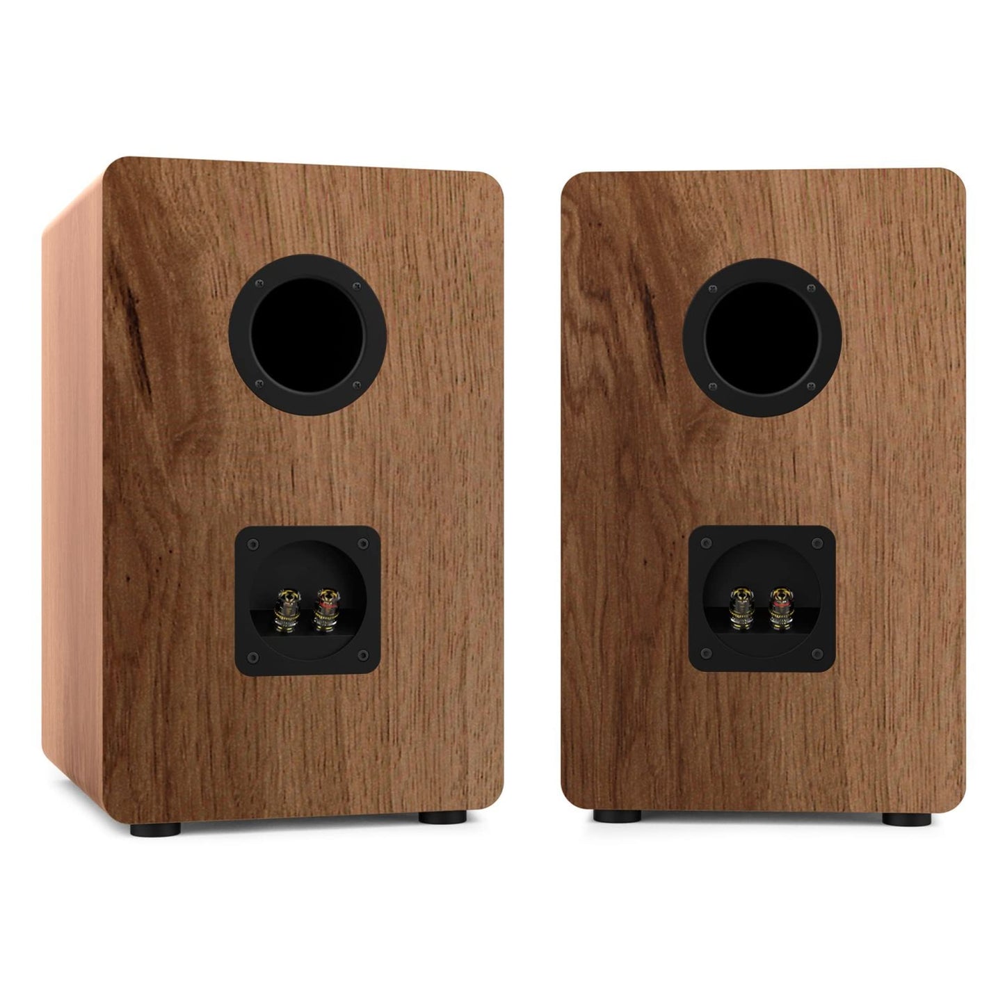 Altavoces Wiibo Vintage 6 - 100W, 3 Vías, Nogal