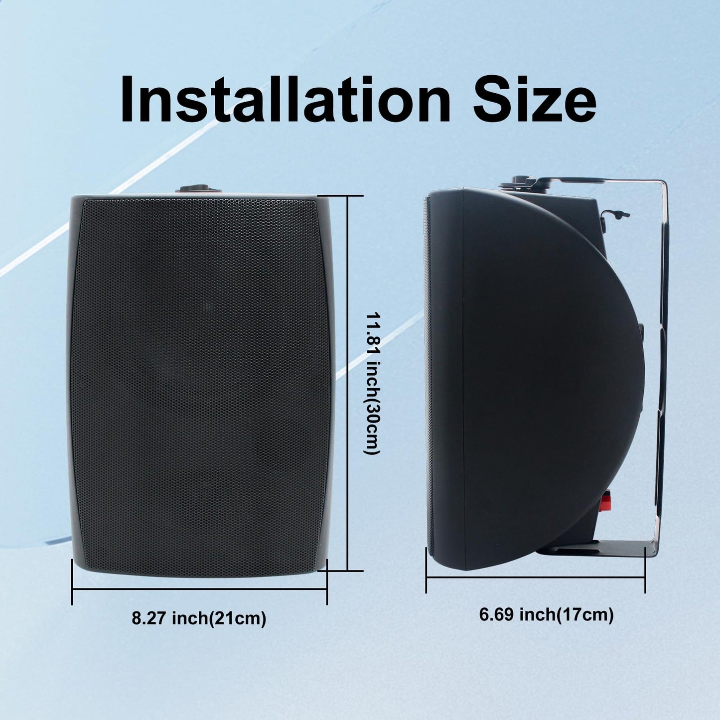 Altavoces Exterior STUDIOFINIX 6.5" - 800W, Impermeables