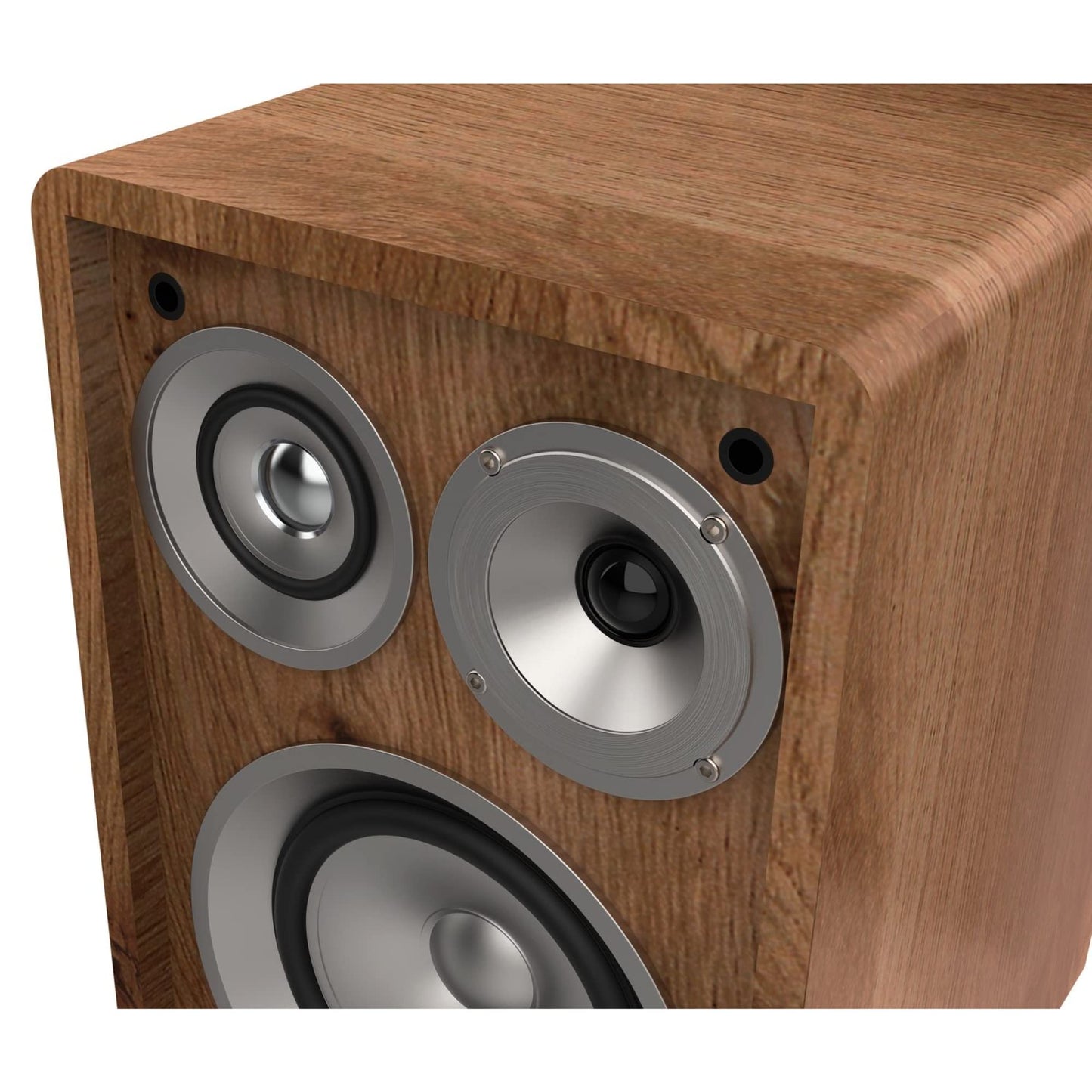 Altavoces Wiibo Vintage 6 - 100W, 3 Vías, Nogal