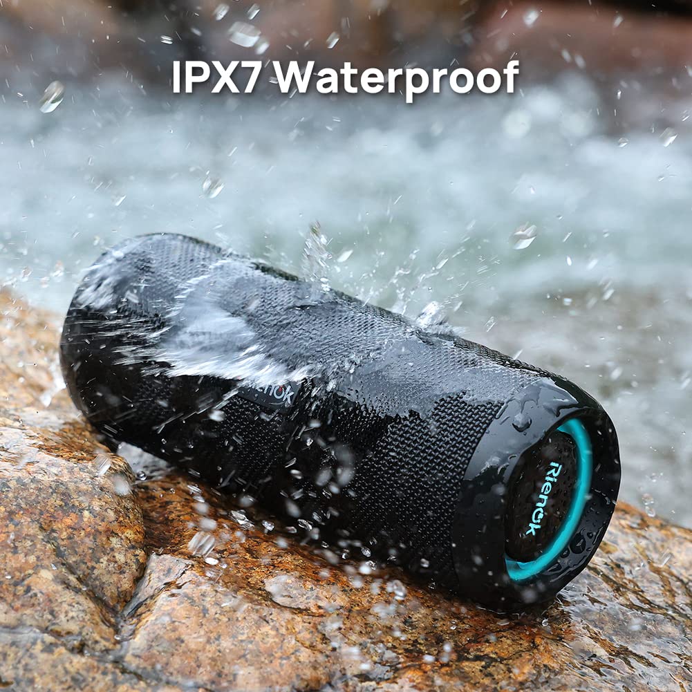 Altavoz RIENOK Bluetooth - IPX7, Bass, SD/AUX