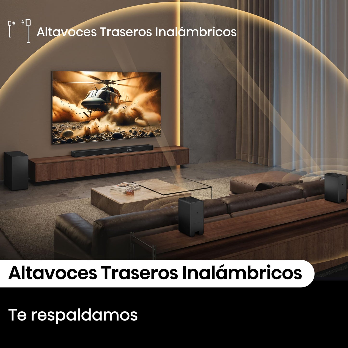 Barra Sonido Hisense AX5140Q - 5.1.4, 600W, Dolby Atmos