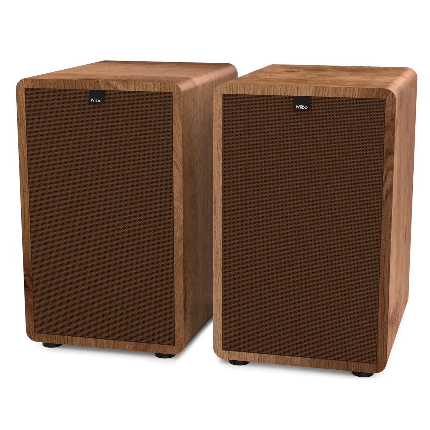 Altavoces Wiibo Vintage 6 - 100W, 3 Vías, Nogal