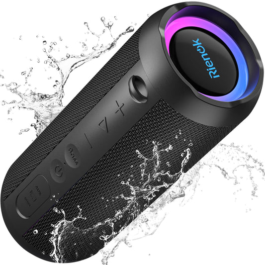Altavoz RIENOK Bluetooth - IPX7, Bass, SD/AUX