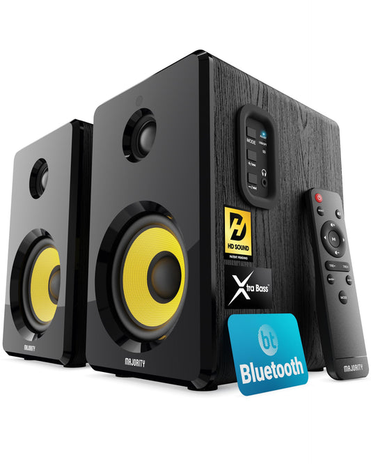 Altavoces MAJORITY D40X - 70W, Bluetooth, Óptica/RCA