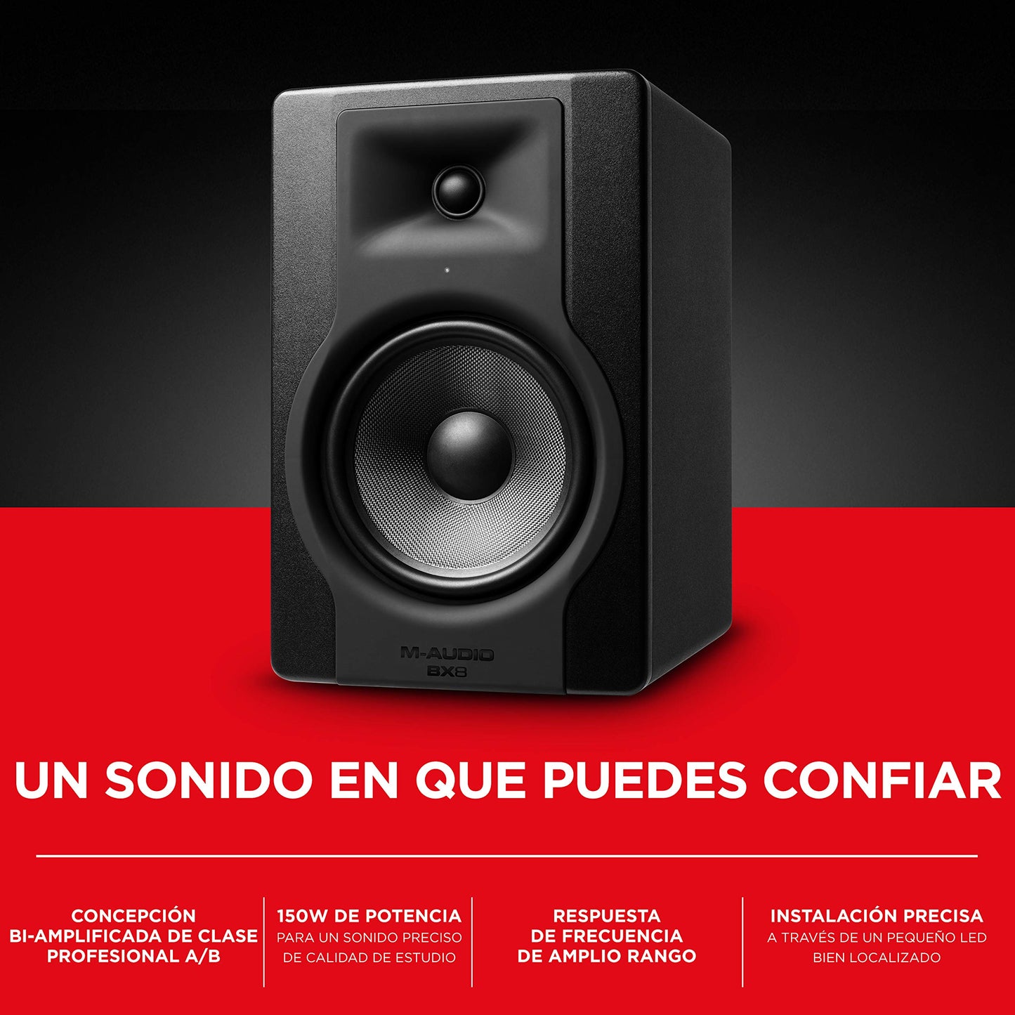 Monitor Estudio M-Audio BX8 D3 - 150W, 8", Bidireccional