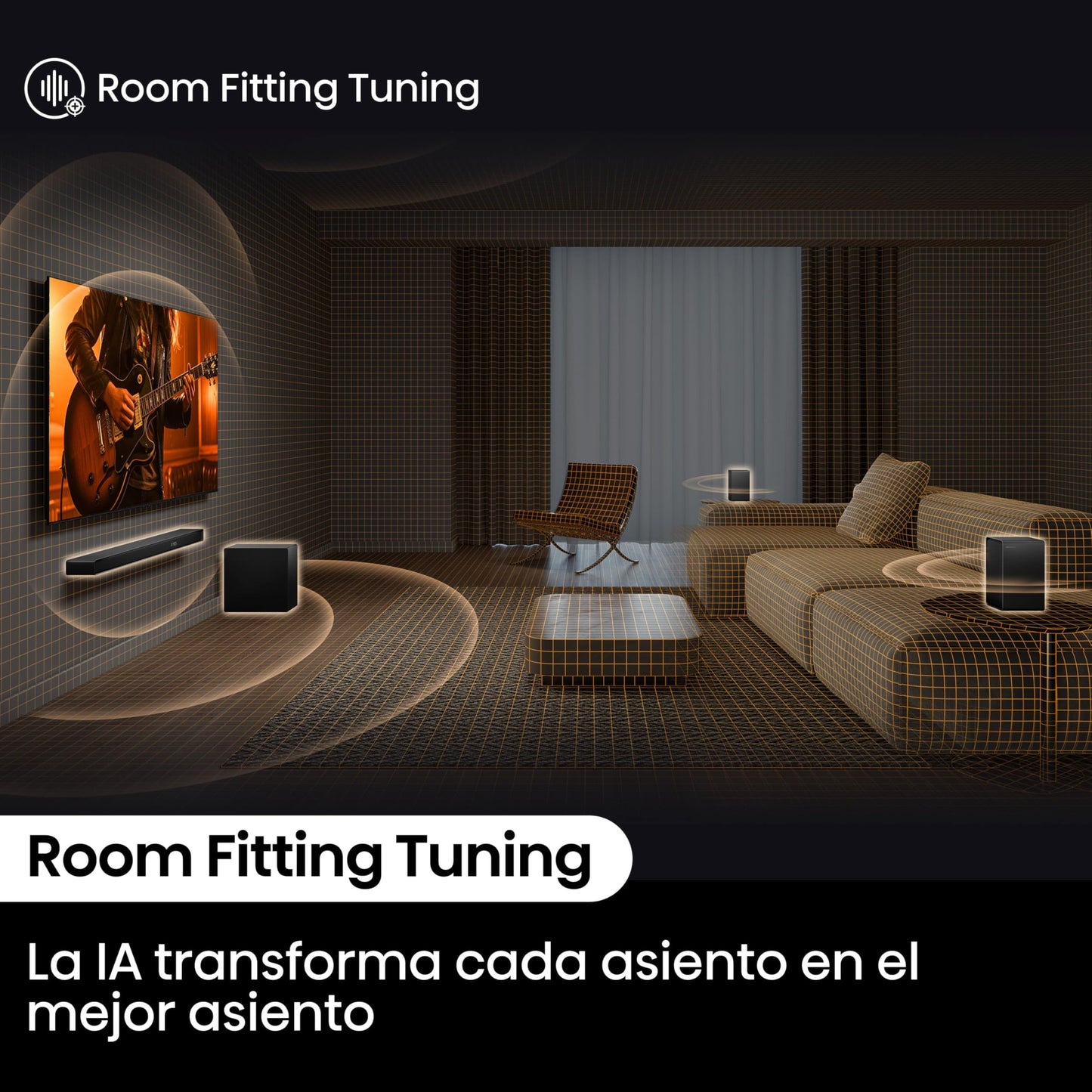 Barra Sonido Hisense AX5140Q - 5.1.4, 600W, Dolby Atmos